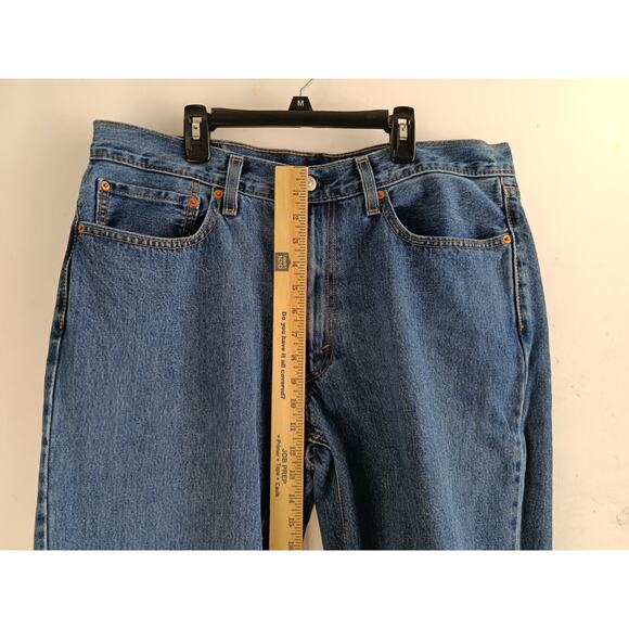 Levi's 550 Men's Relaxed Fit Jeans - Stonewash Blue Size 38 X 32 - Picture 6 of 15